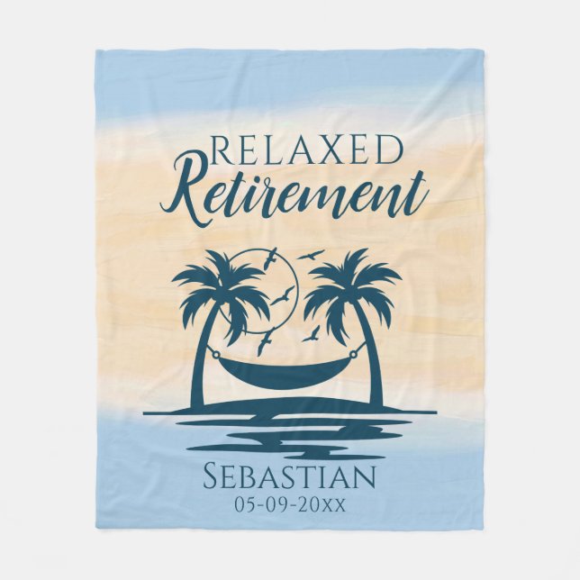 Pension Beach Hammock Relax Fleecedecke (Vorderseite)