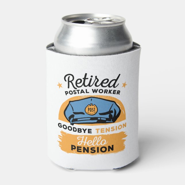 Pension nach Postaltern aufgrund der Spannungen Ha Dosenkühler (Kanne Vorderseite)