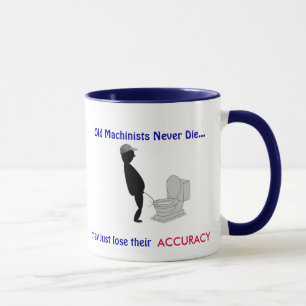 Pensionierte alte Maschinisten die nie - Tasse