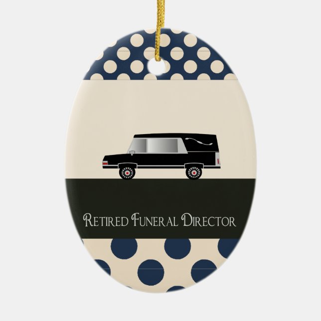 Pensionierte Bestattungsunternehmer-Geschenke Keramik Ornament (Vorne)