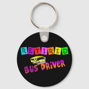 Pensionierte Bustreiber-Geschenke Schlüsselanhänger