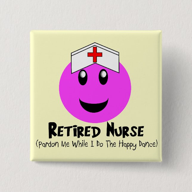 Pensionierte Button (Vorderseite)