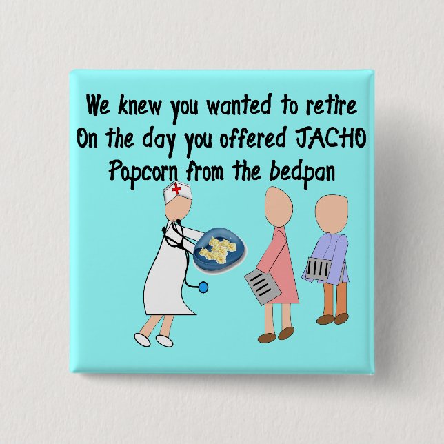 Pensionierte Button (Vorderseite)