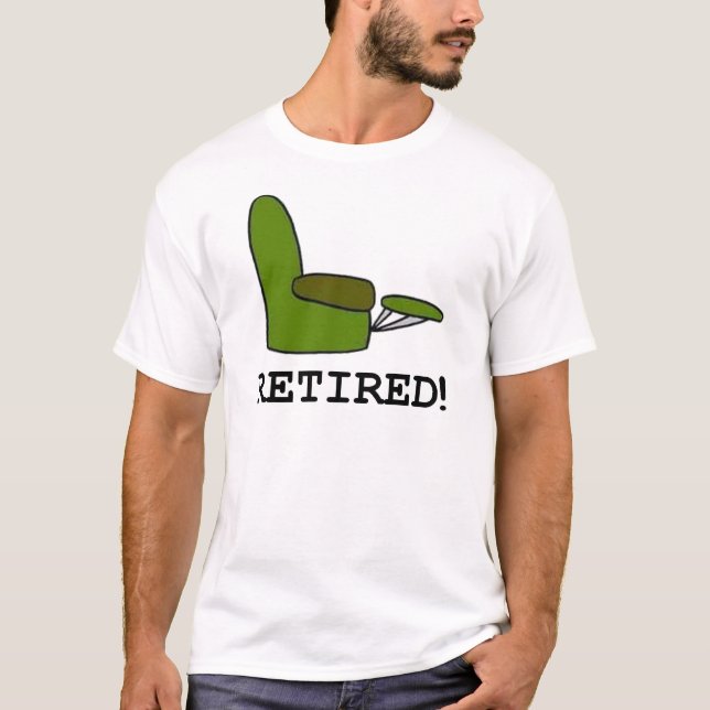 Pensionierte Einzelteile T-Shirt (Vorderseite)