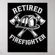 Pensionierte Feuerwehrfrau