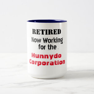 Pensionierte Funktion für Hunnydo Corporation - Zweifarbige Tasse