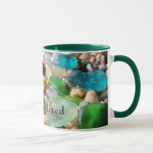 Pensionierte Geschenke Seaglass Kaffee-Tassen Tasse