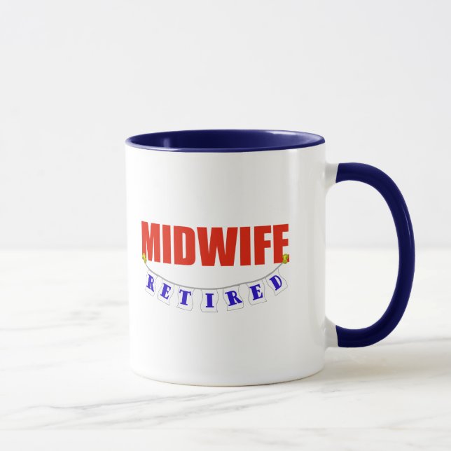 PENSIONIERTE HEBAMME TASSE (Rechts)