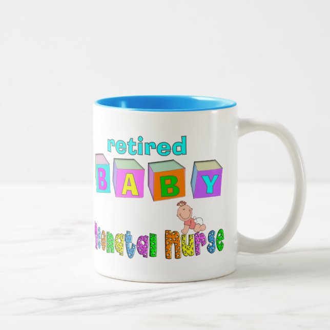Pensionierte neugeborene zweifarbige tasse (Rechts)