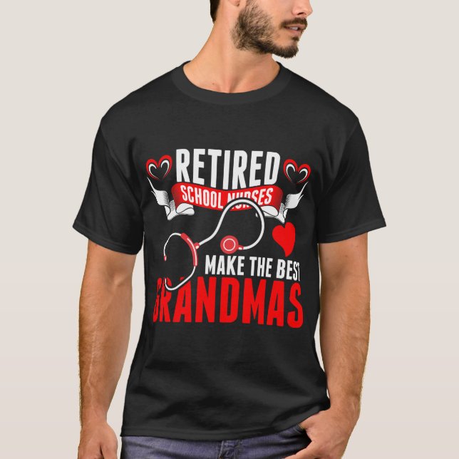 Pensionierte Schulkrankenschwestern machen die T-Shirt (Vorderseite)