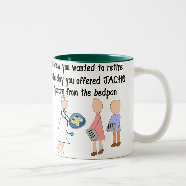 Pensionierte Zweifarbige Tasse (Rechts)