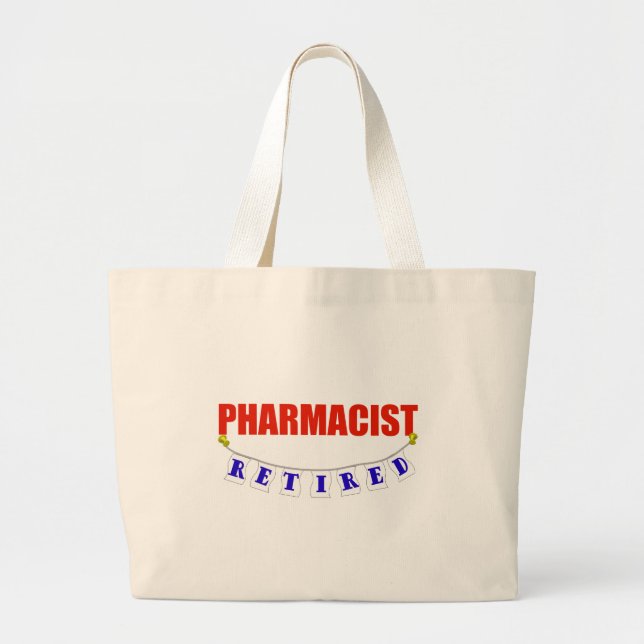PENSIONIERTER APOTHEKER JUMBO STOFFBEUTEL (Vorne)