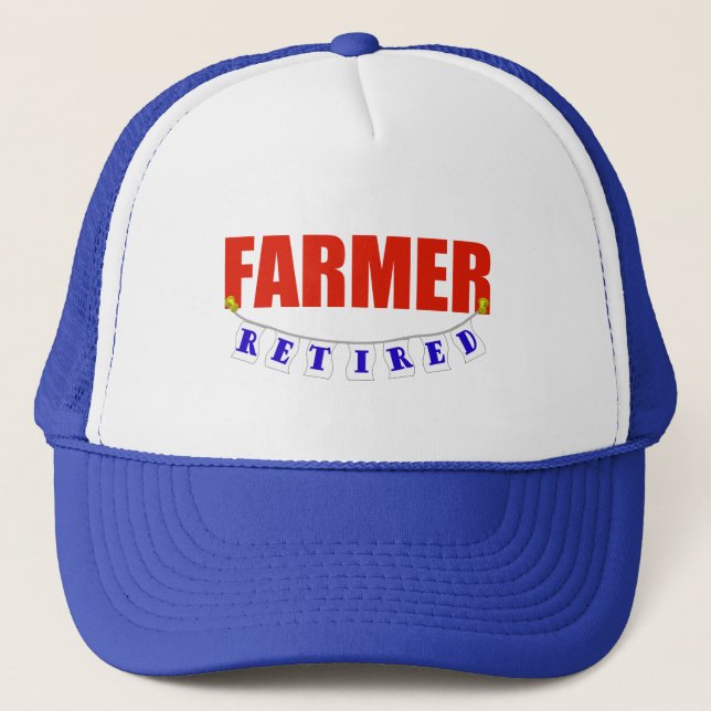 PENSIONIERTER BAUER TRUCKERKAPPE (Vorderseite)