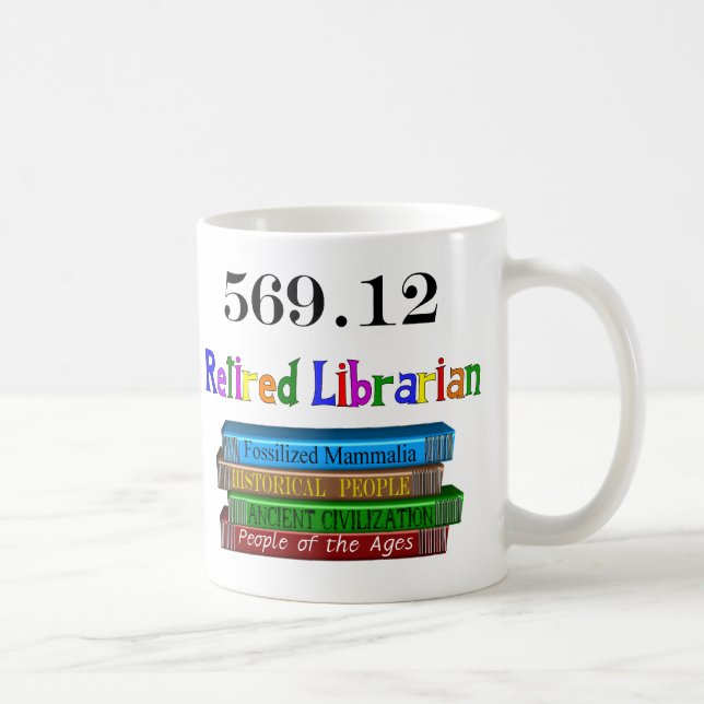 Pensionierter Bibliothekar 569,0 Kaffeetasse (Rechts)