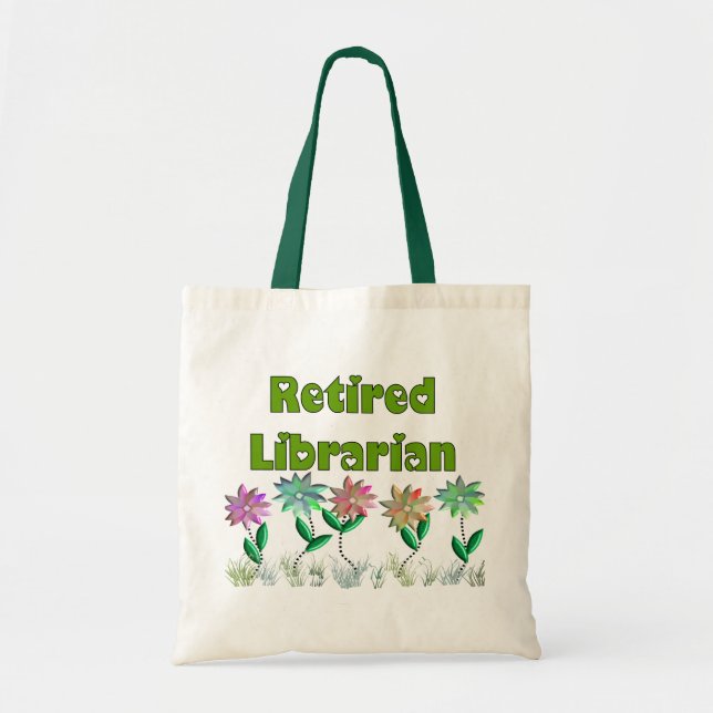 Pensionierter Bibliothekar "Frühlings-Empfindung " Tragetasche (Vorne)