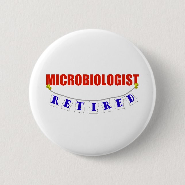 PENSIONIERTER BIOLOGE BUTTON (Vorderseite)