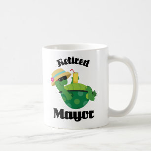 Pensionierter Bürgermeister Gift Kaffeetasse