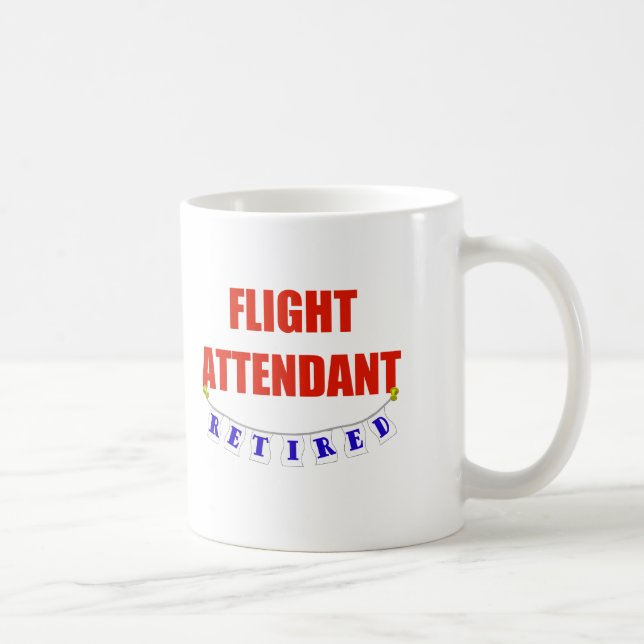 PENSIONIERTER FLUGBEGLEITER KAFFEETASSE (Rechts)