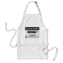 Pensionierter Grillmeister Ich werde immer Grillme