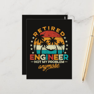 Pensionierter Ingenieur Nicht Mehr Mein Problem Postkarte