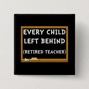 Pensionierter Lehrer Button