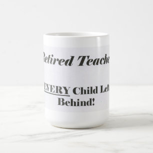 Pensionierter Lehrer, überhaupt Kind verlassen Kaffeetasse