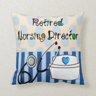 Pensionierter pflegendirektor Pillow Kissen