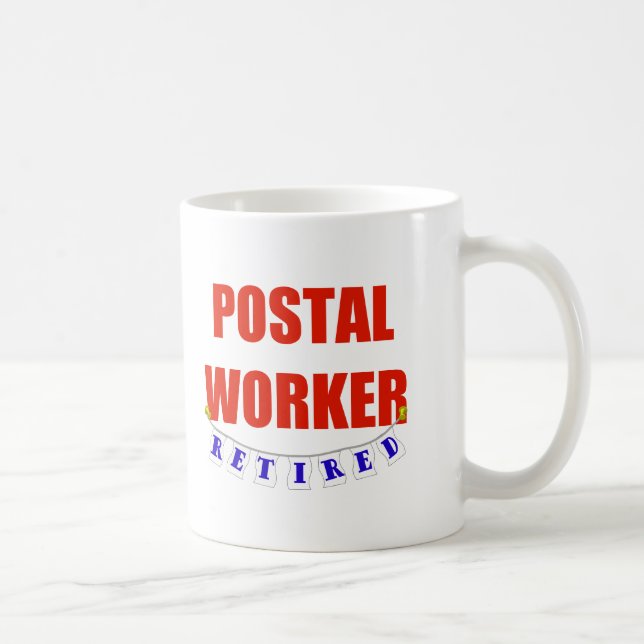 PENSIONIERTER POSTANGESTELLTER KAFFEETASSE (Rechts)