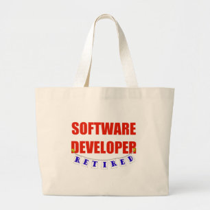 PENSIONIERTER SOFTWAREENTWICKLER JUMBO STOFFBEUTEL