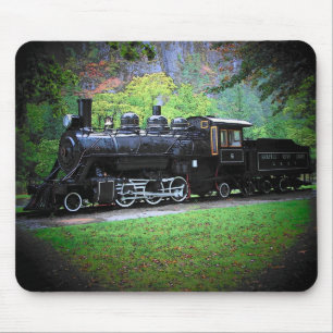 Pensionierter Zug-Motor von Seattle Mousepad