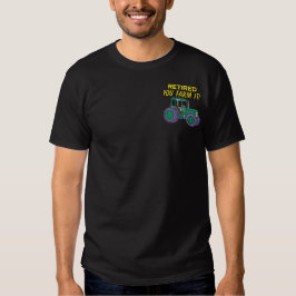 Pensioniertes Bauer gesticktes Shirt