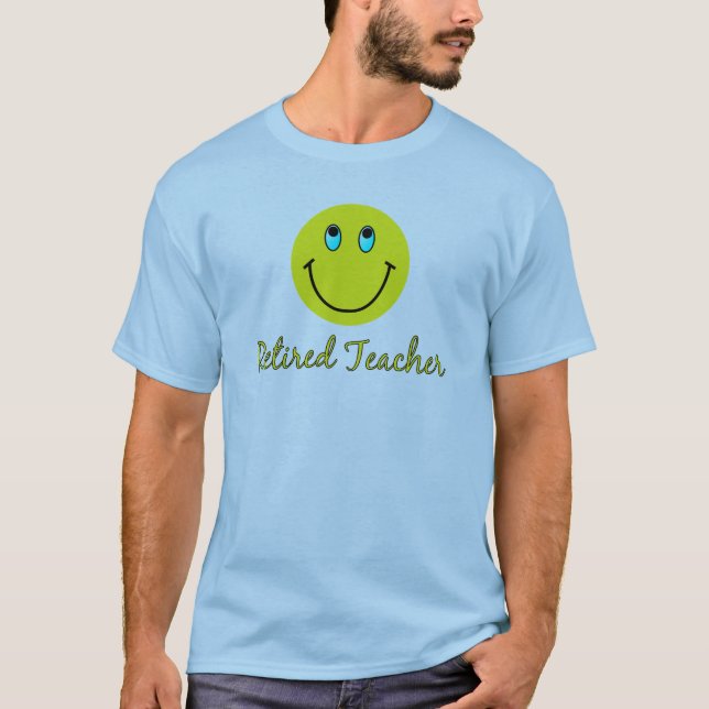 Pensioniertes Lehrer GELB T-Shirt (Vorderseite)