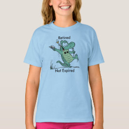 Pensioniertes nicht abgelaufenes lustiges altes T-Shirt