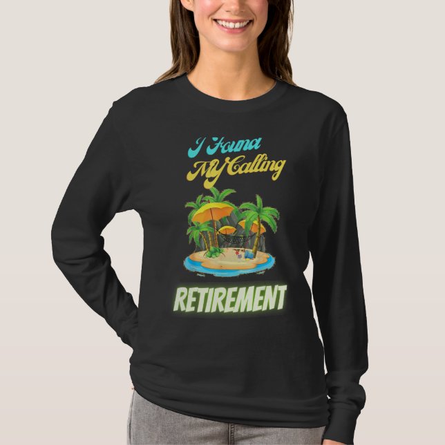 Pensionierung 2022 Ich fand meinen anrufenden Spaß T-Shirt (Vorderseite)