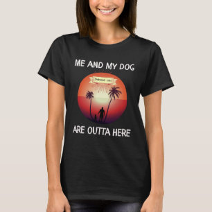 Pensionierung 2023 Hundebesitzer Vintag müde T-Shirt