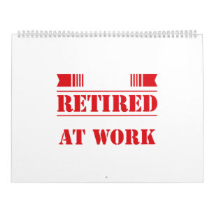 Pensionierung Ich bin im Ruhestand Funny Gift Idea Kalender