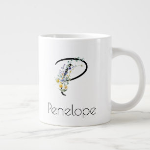Pensionierungsgeschenk Arbeitgeber Monogramm Wasse Jumbo-Tasse