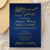 Pensionskasse Elegante Weiblich Blau und Gold