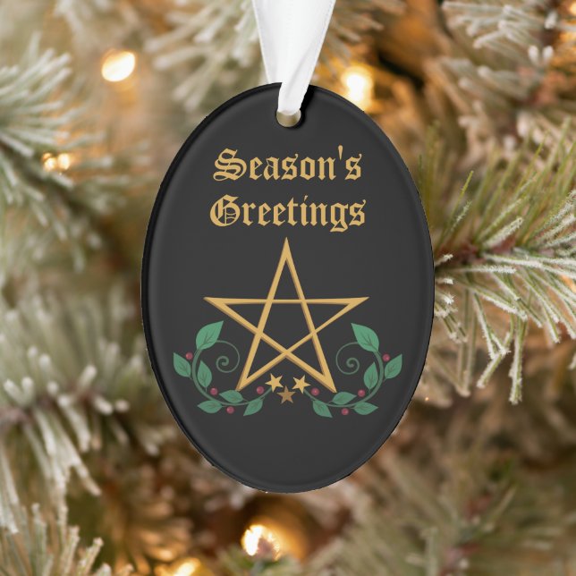 Pentacle Star Witchy Ornament (Arbre)
