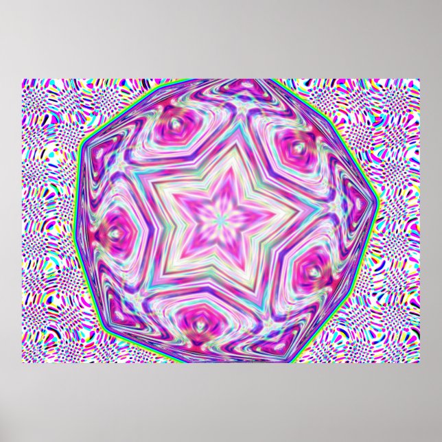 Pentagon Star Poster (Vorne)