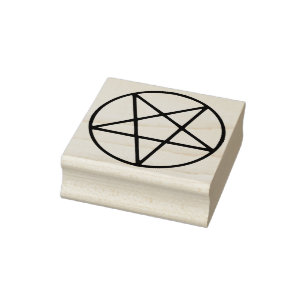 Pentagram Art Briefmarke Gummistempel