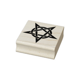 Pentagram Art Briefmarke Gummistempel
