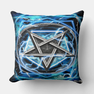 Pentagram-Blitz Kissen