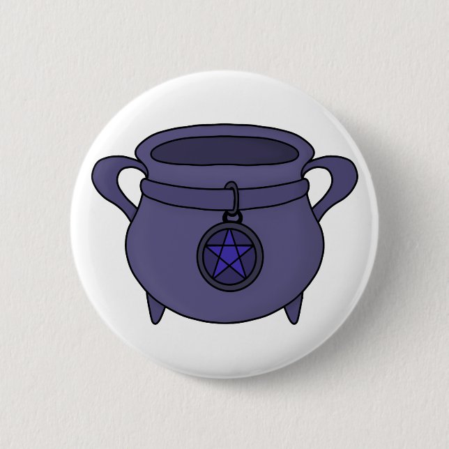 Pentagram Pentacle Button (Vorderseite)