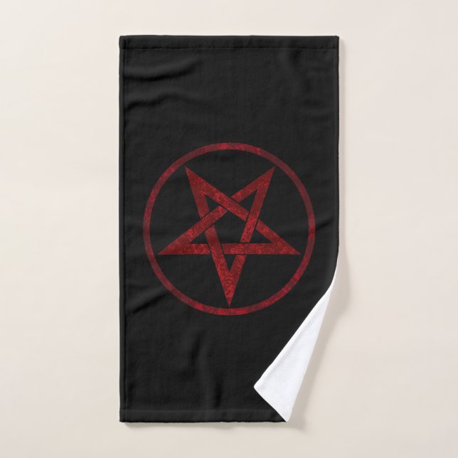 Pentagram Red Devil (Serviette à main)