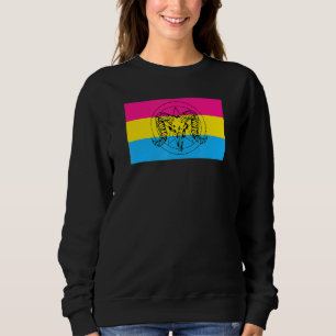 Pentagram Satanist Occult Halloween Pansexual Prid Sweatshirt