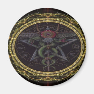 Pentagram-Schlangen Magnet