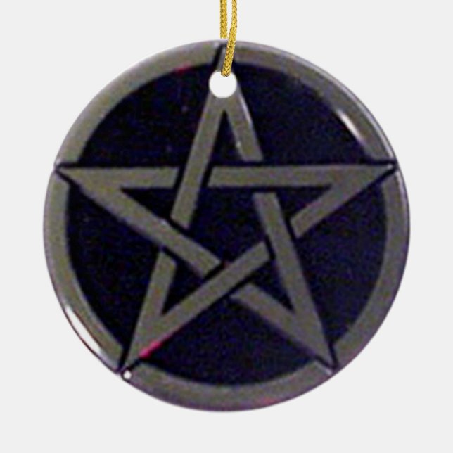 Pentagram Silver Ornament or Pendant (Vorne)