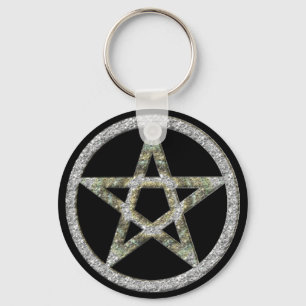 Pentagram Unisex Wicca Hexenzauberer Schlüsselanhä Schlüsselanhänger