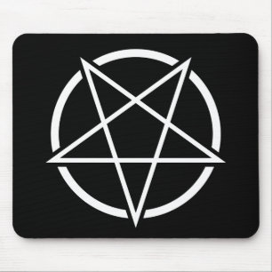 Pentagram (weißes) No.1 Mousepad
